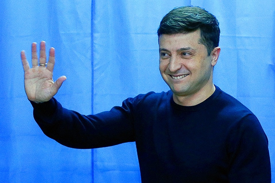 Кандидат в президенты Украины Владимир Зеленский