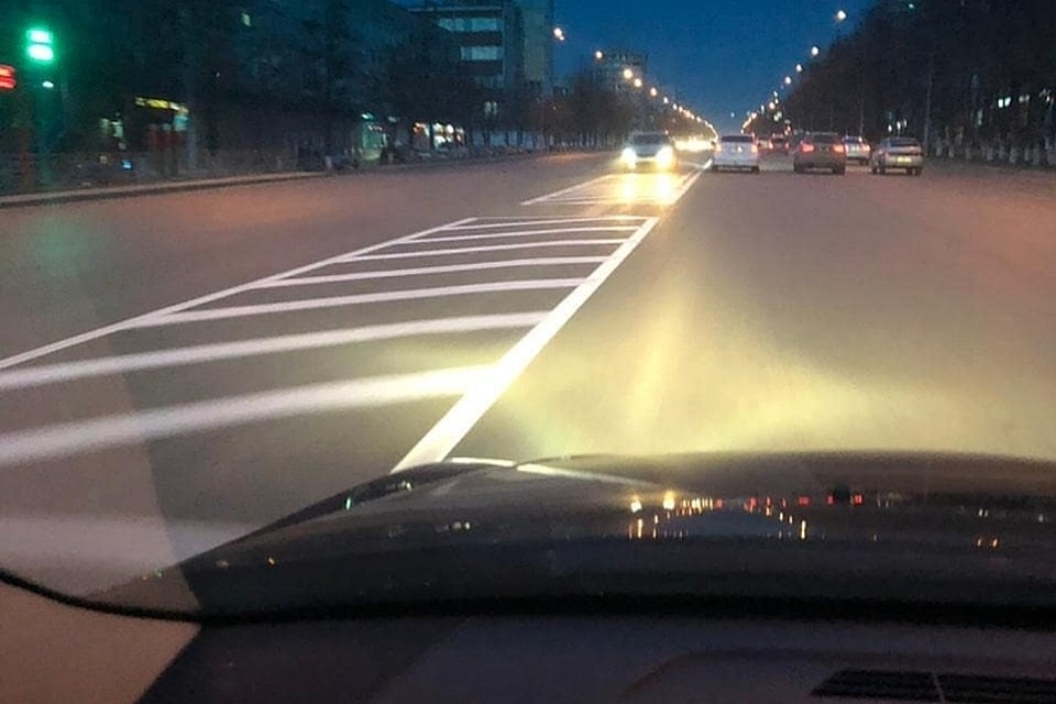 Мэр оставил задачу ускорить темпы нанесения разметки в городе Фото: Илья Середюк / Instagram