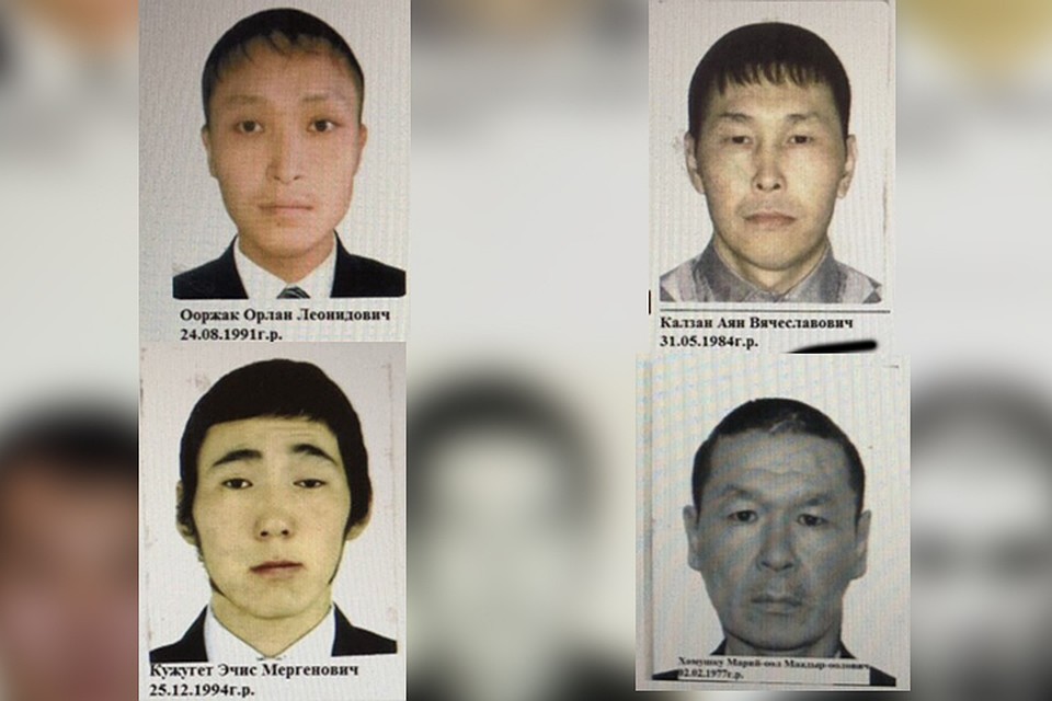 На данный момент задержаны четыре преступника, пятеро остаются на свободе