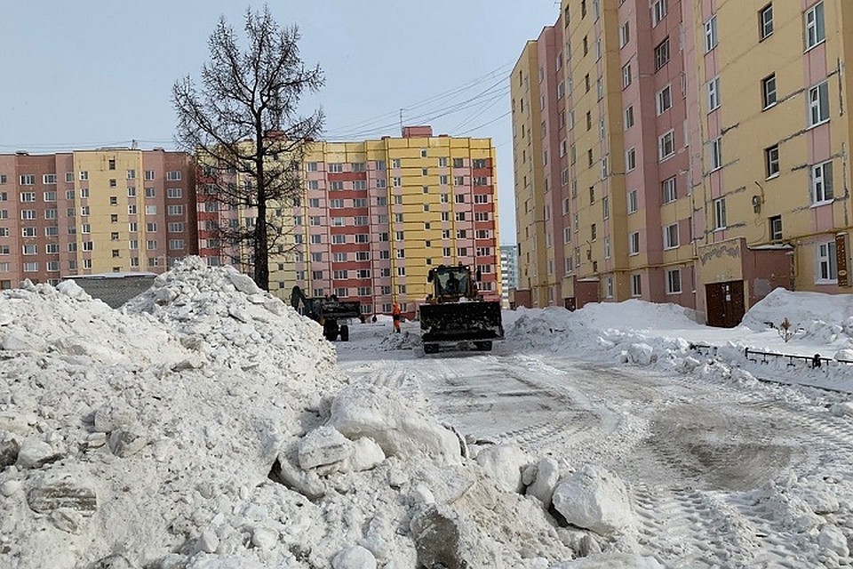 Новый Уренгой избавят от снега до наступления тепла Фото: newurengoy.ru