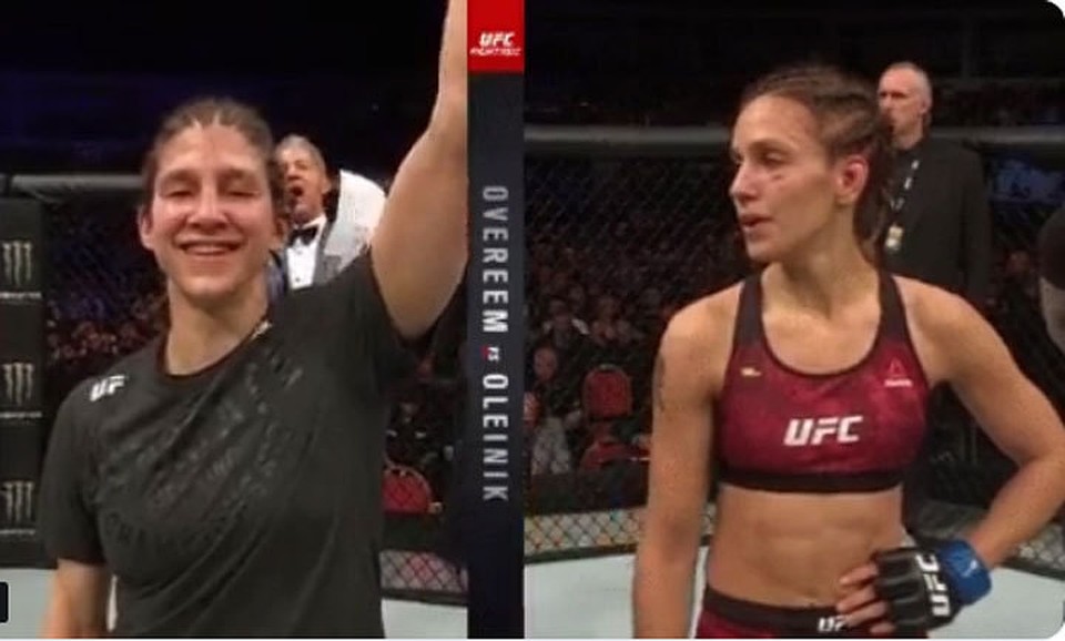 Антонина Шевченко потерпела первое поражение в UFC.