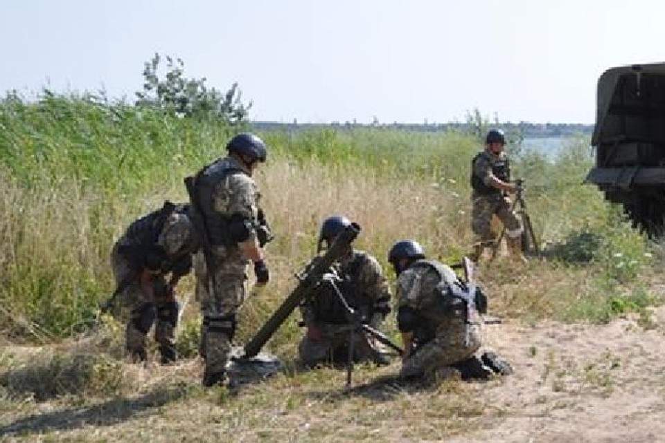 При обстрелах применялись 120-мм и 82-мм минометы. Фото: facebook.com/pressjfo.news