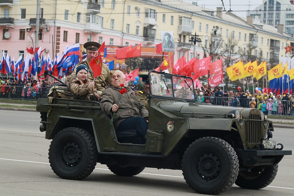 День Победы в Барнауле
