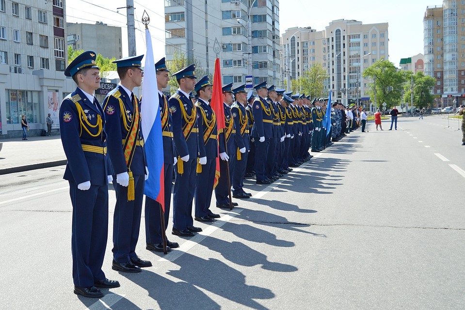 Репетиция Парада Победы в Липецке