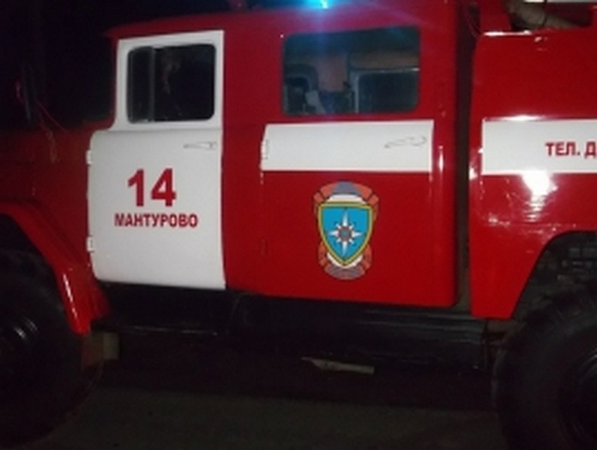 На пожаре пострадал человек