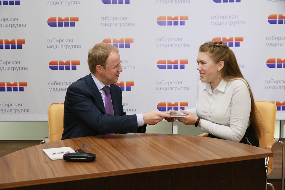 Награждение победителей проекта «Губернаторский дневник»