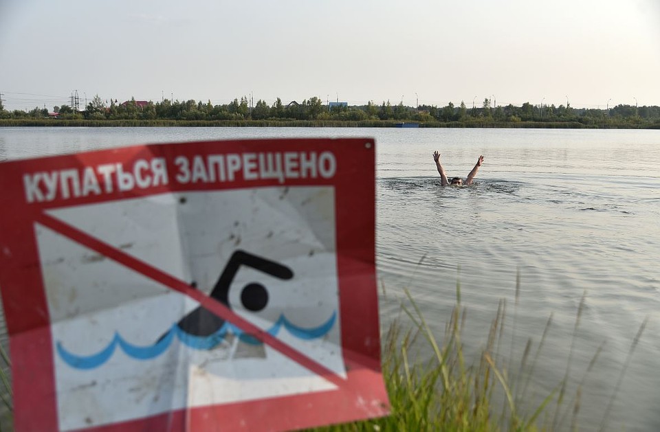 На Шершневском водохранилище много мест, где купаться запрещено.