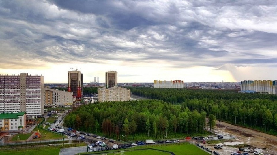Погода в Югре 22 мая: мокрый снег и дождь. Фото из группы "Типичный Сургут" в соцсети ВКонтакте