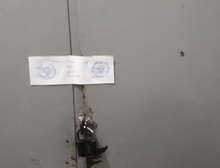Опечатанный в Петровске склад
