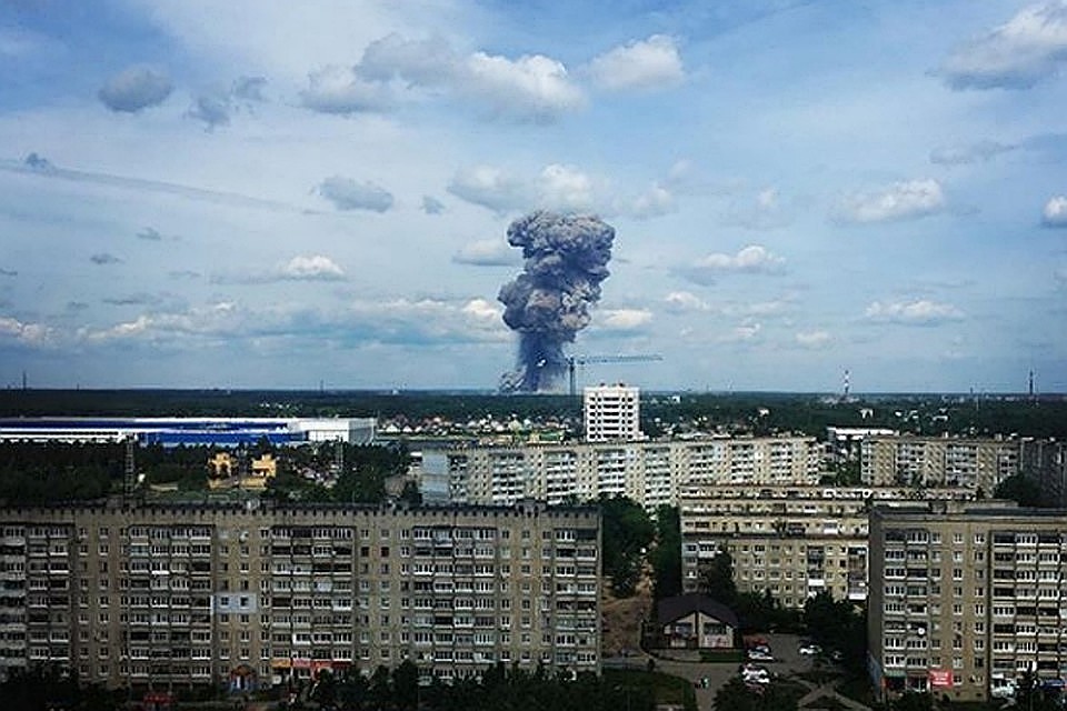 Взрыв прогремел на заводе в Дзержинске