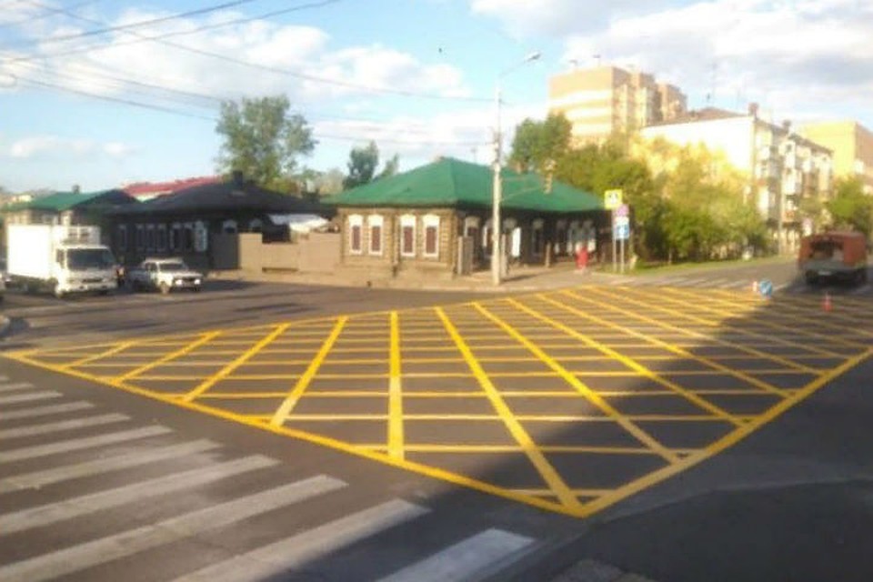 Еще одна дорожная «вафельница» появилась в центре Красноярска. Фото: МКУ "УДИБ", инстаграм.