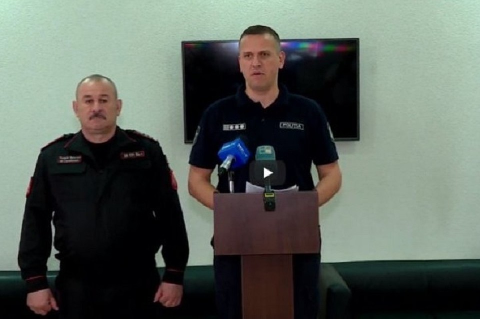 Глава Генерального инспектората полиции Александр Пынзарь обратился к жителям республики. Фото: publika