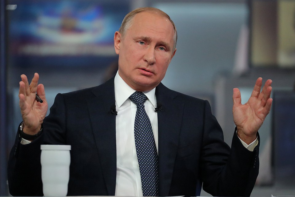 Российский глава Владимир Путин