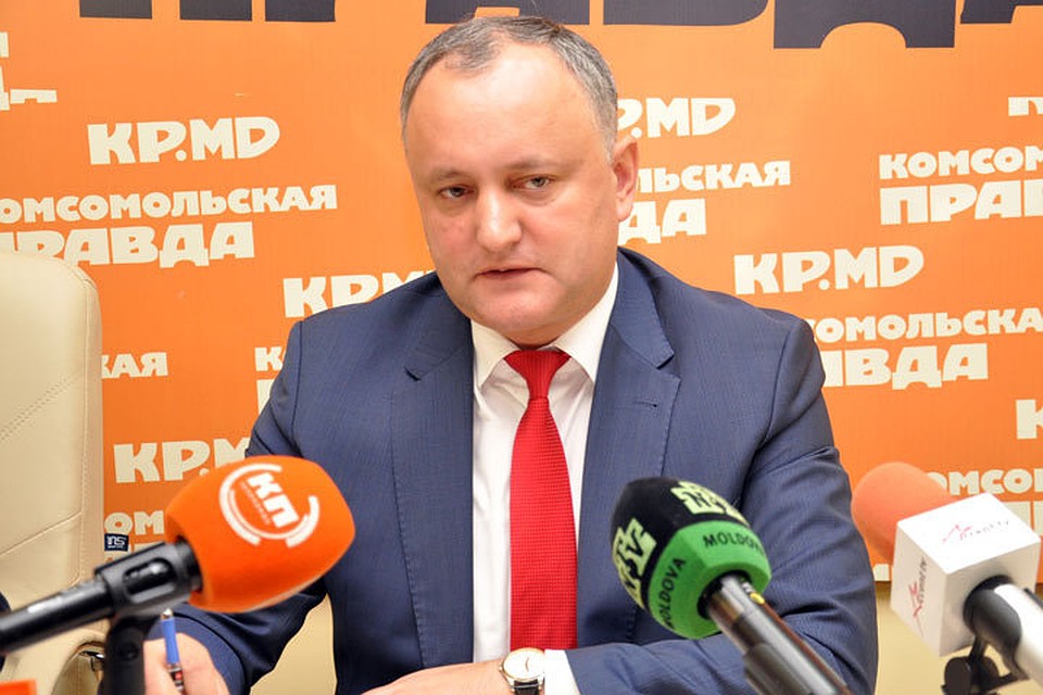Игорь Додон уверен, что совместная работа с Блоком ACUM будет плодотворной.