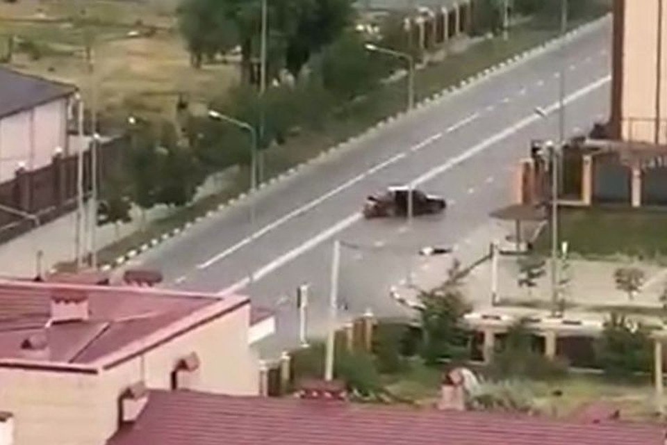 Стоп-кадр с видео нападения.