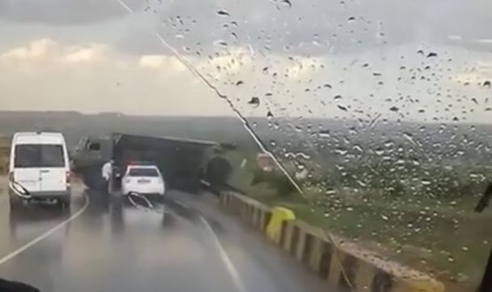 Авария произошла в Белогорском районе. Фото: скрин с видео auto8292