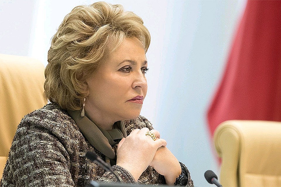 Спикер Совета Федерации Валентина Матвиенко. Фото: Facebook СФ