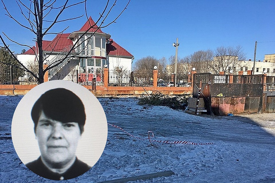 Именно в этих мусорных контейнерах нашли останки несчастного дворника расчлененного бабой Соней