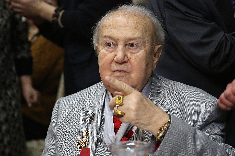 Скульптор Зураб Церетели на праздновании своего 85-летия, январь 2019 г.