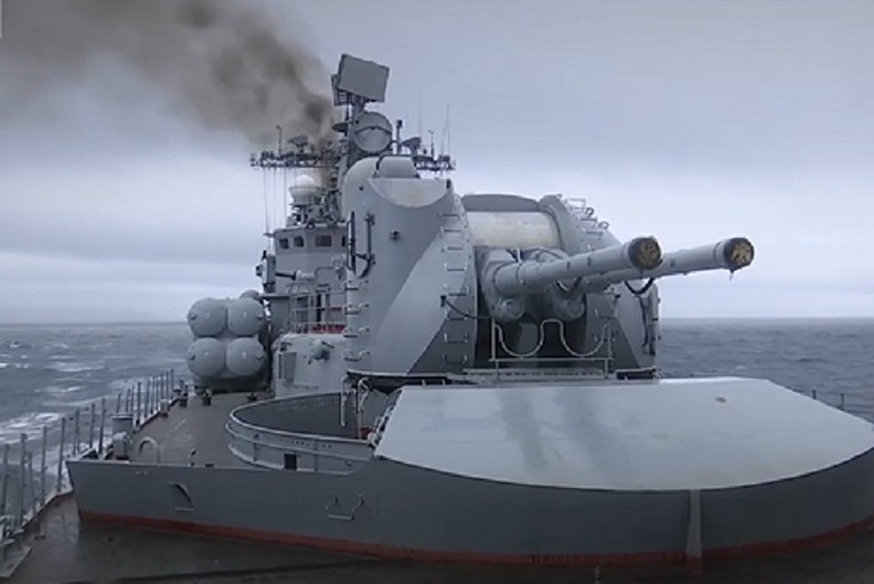 Минобороны показало пуски крылатых ракет «Москит» в Японском море