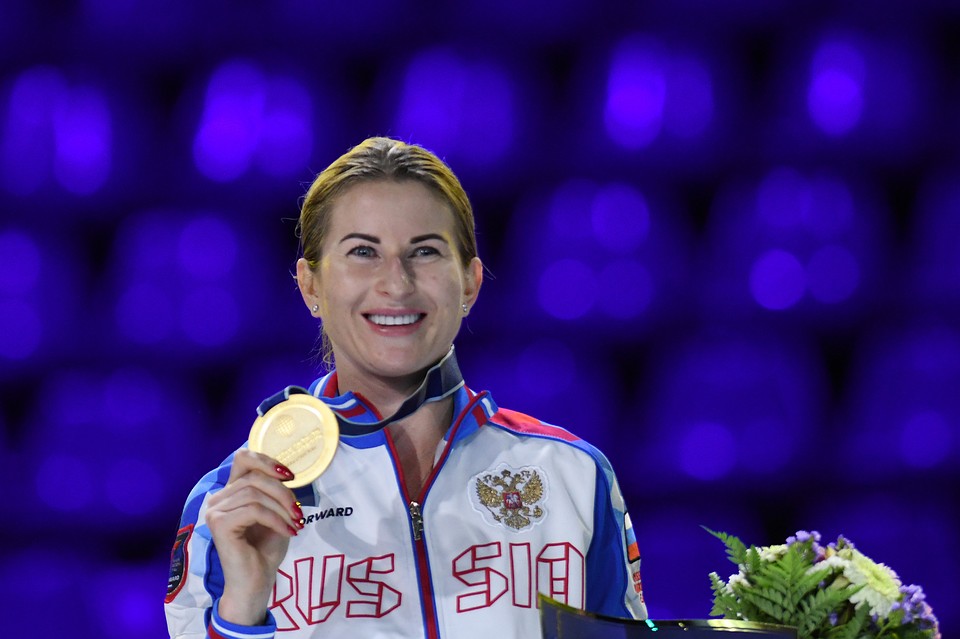 Инна Дериглазова стала шестикратной чемпионкой мира по фехтованию
