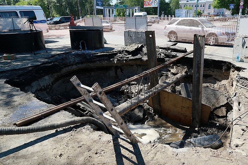В сентябре прошлого года работы на улице Ползунова были приостановлены.