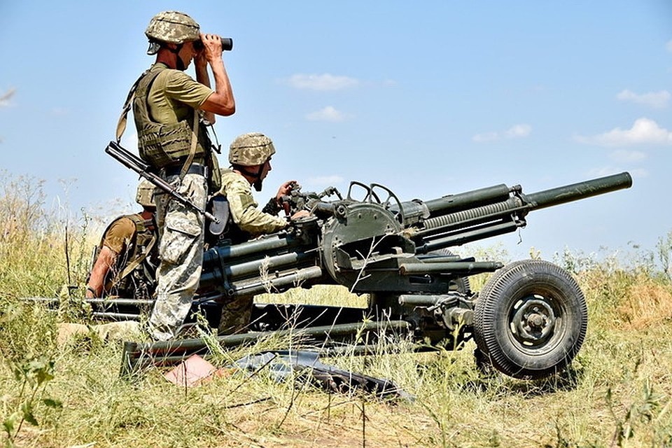 Минометы – излюбленное оружие «перемирия» для украинских военных. Фото: Пресс-служба штаба ООС