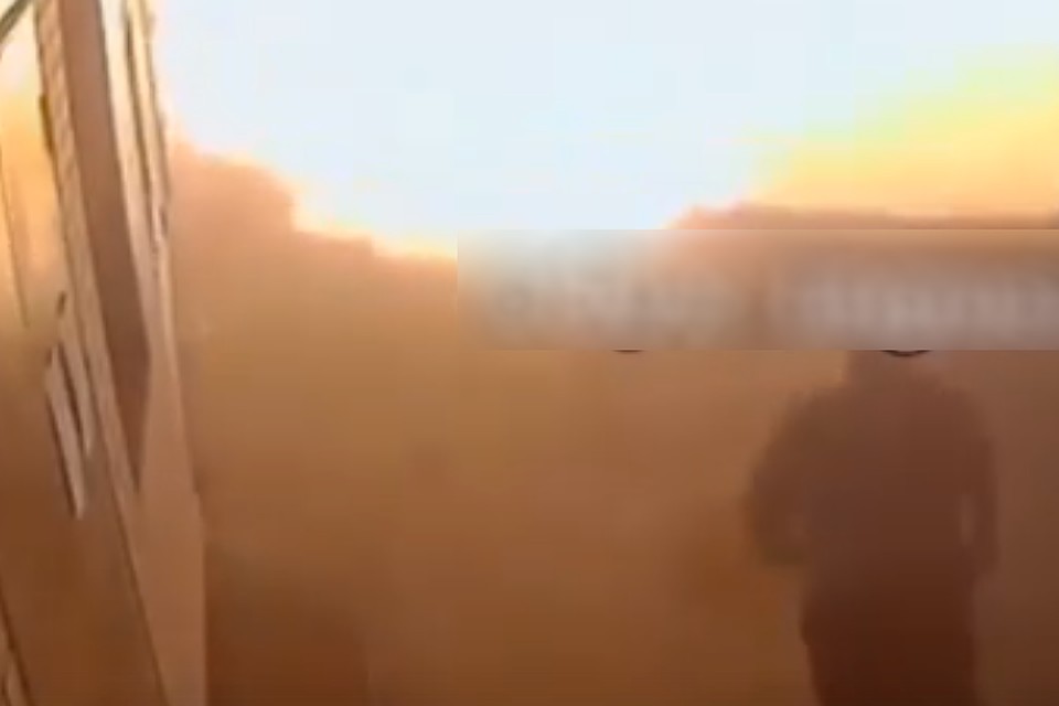 Появилось видео, как взорвалась газовая заправка в Ингушетии