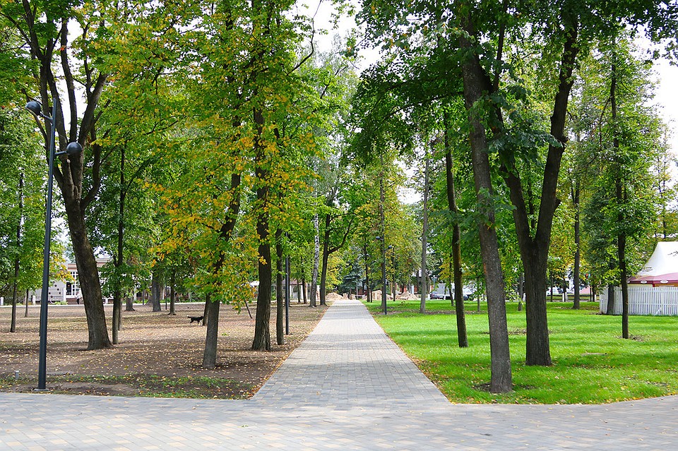 Работы в Майском парке завершат через пару месяцев.