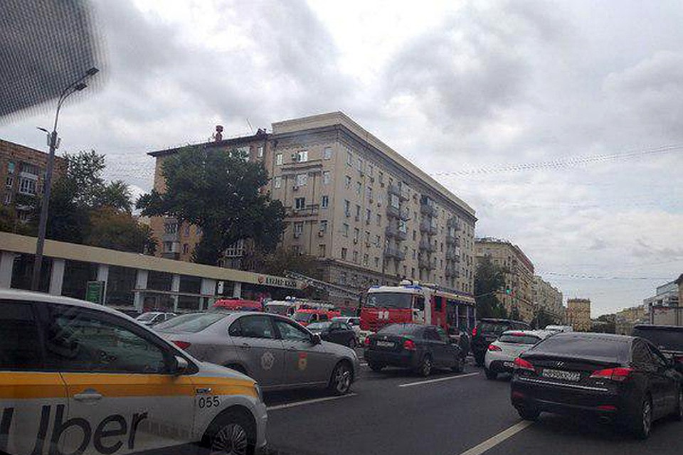 Пожарные прибыли за считанные минуты