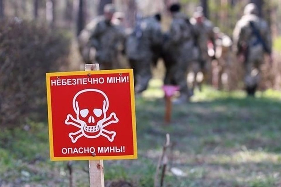 ВФУ бесконтрольно минируют территории Донбасса. Фото: ДАН