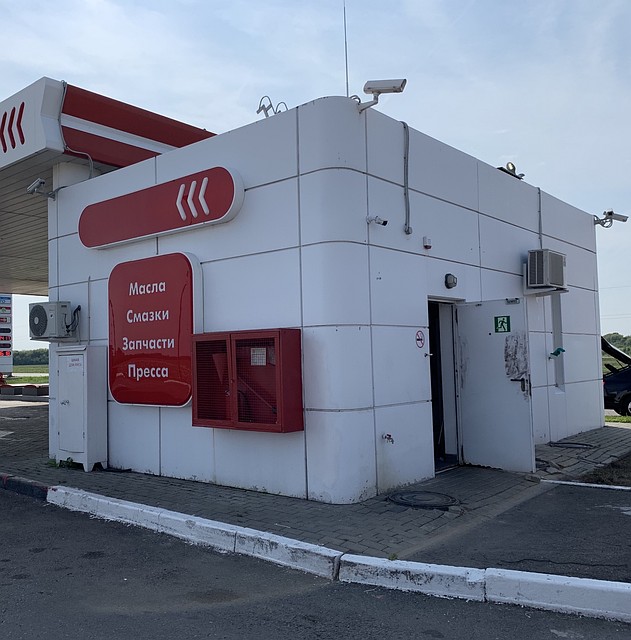 Кровавое преступление произошло на этой заправке.