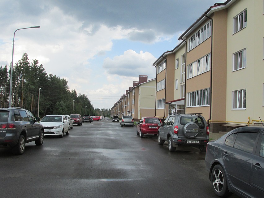 В новом микрорайоне в основном живут молодые семьи с детьми