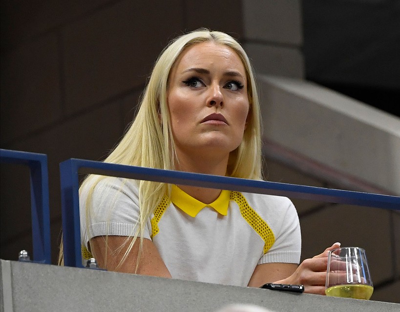 Линдси Вонн была на финале US Open.