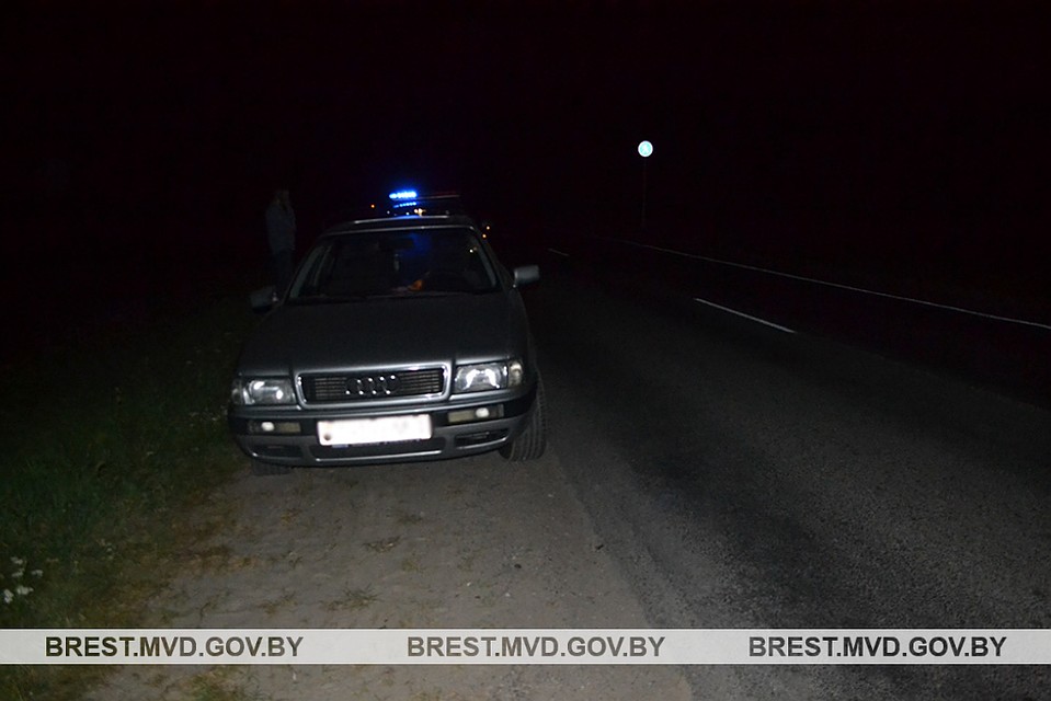 В Брестском районе водитель легковушки сбил 14-летнюю девочку Фото: brest.mvd.gov.by