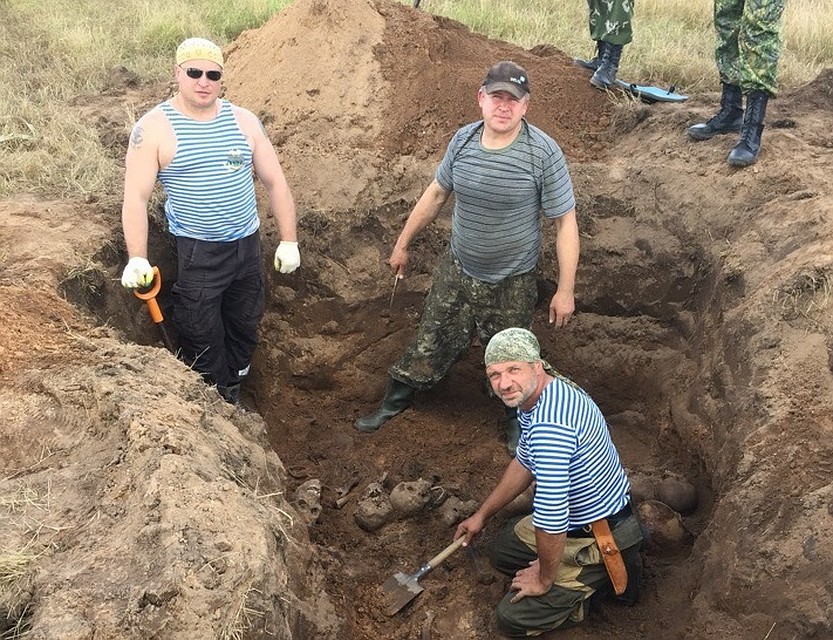 Фото: Союз десантников. Поисковики работали на территории Самолуковской волости Локнянского района.