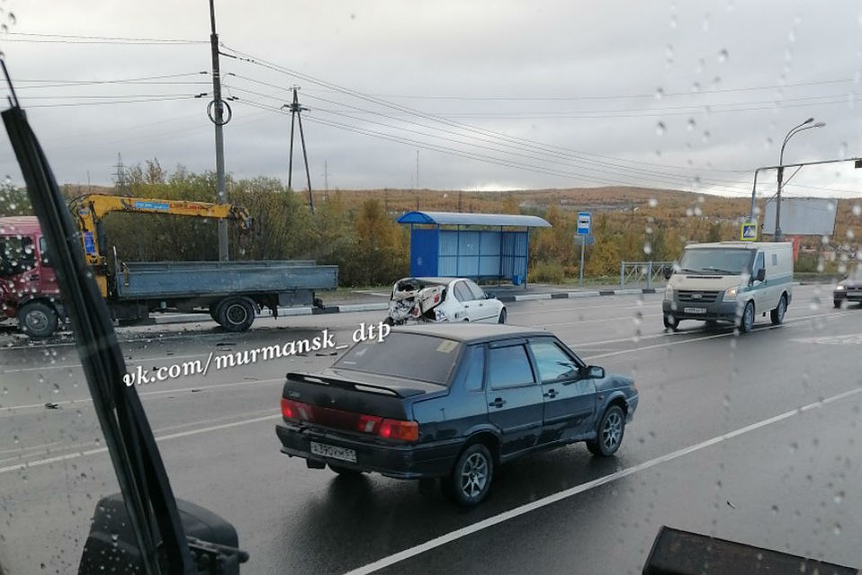 Водитель иномарки не справился с управлением. Фото: Саид Исламов