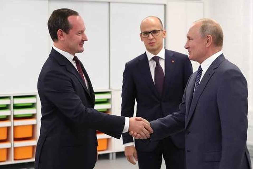 На встрече с Владимиром Путиным