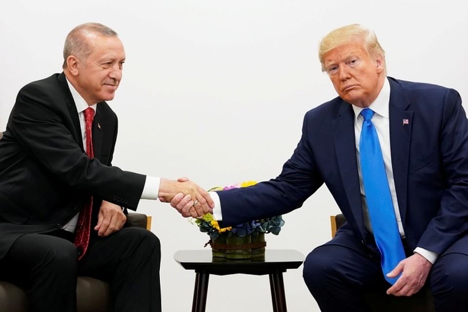Президент Турции Тайип Эрдоган с американским коллегой Дональдом Трампом