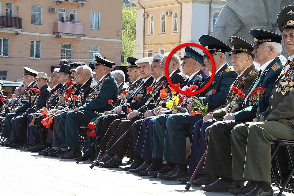 Павел Макеев на Параде Победы.