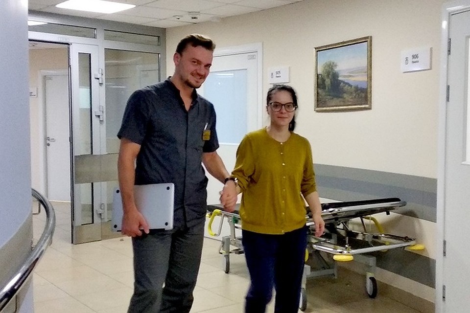 Петербургские врачи помогли молодой маме с редкой болезнью Моямоя. Фото: Пресс-служба Центра имени Алмазова.