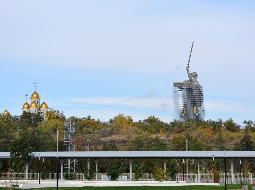 Леса планируют демонтировать до наступления морозов.
