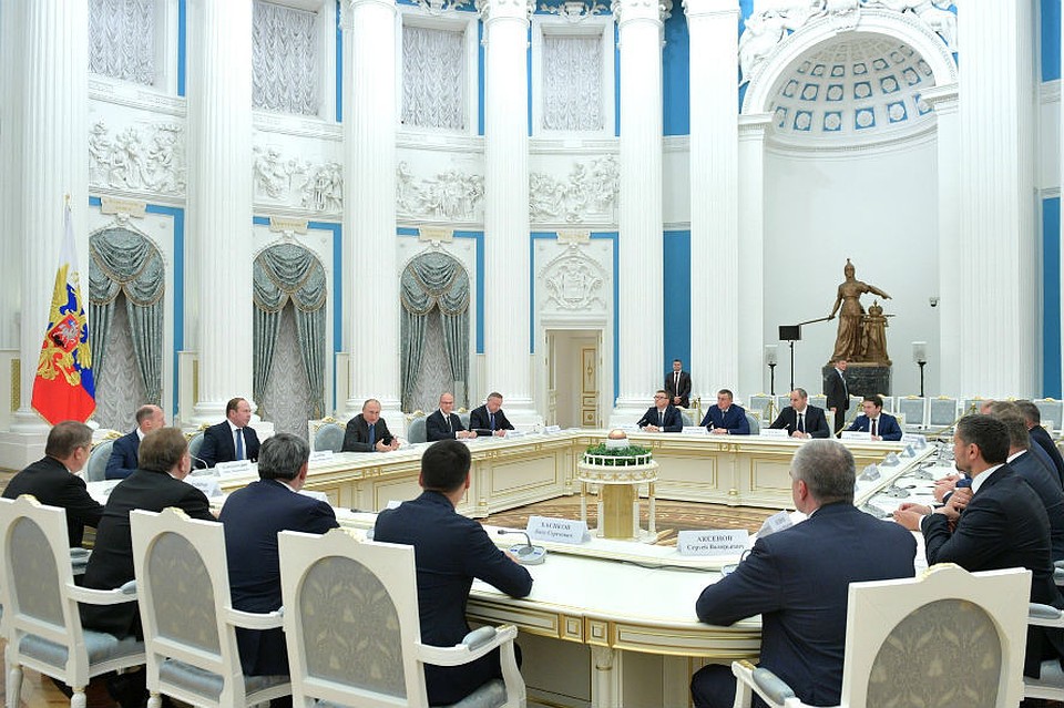 Владимир Путин встретился с избранными губернаторами. Фото: kremlin.ru