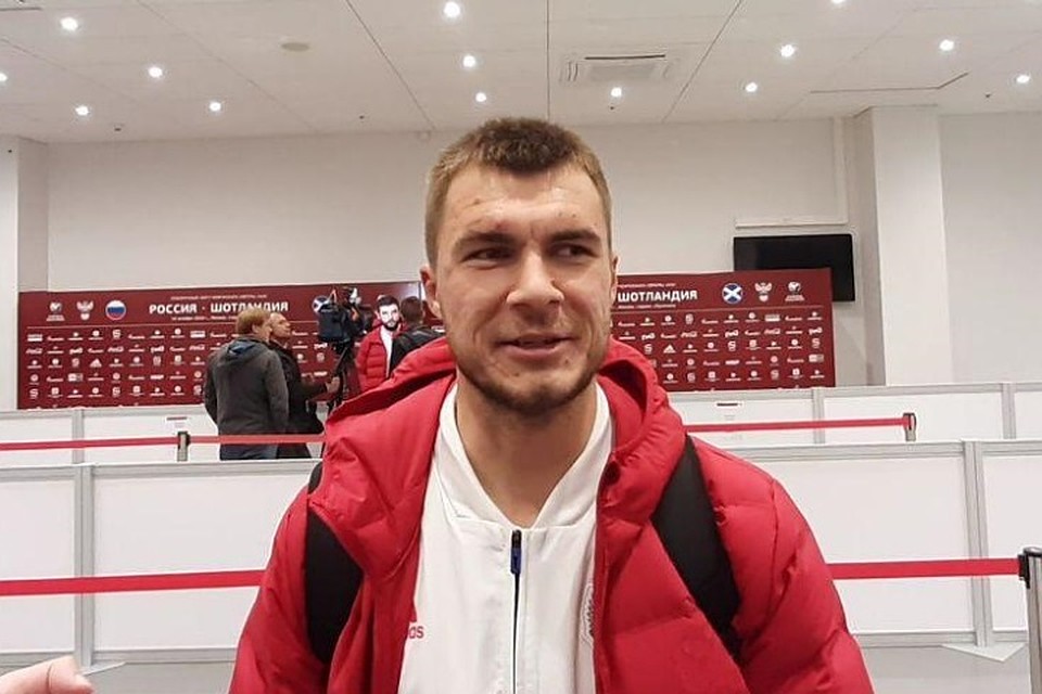 Дебютант сборной России Николай Комличенко.