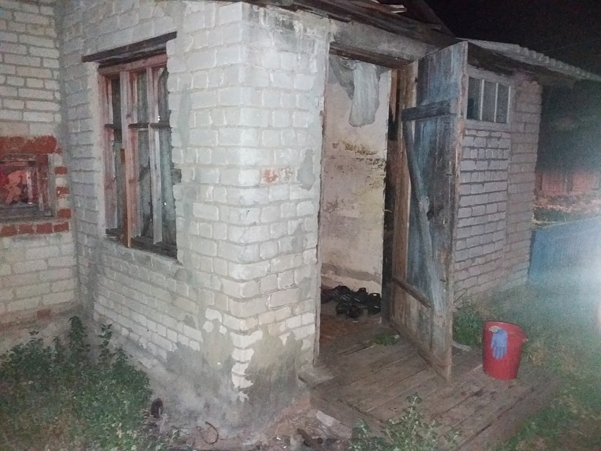 Дом, где произошло убийство.