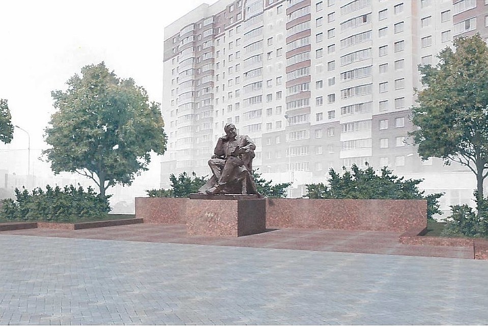 Установка памятника Даниилу Гранину в Петербурге запланирована на 15 ноября. Фото: Пресс-служба КГА.