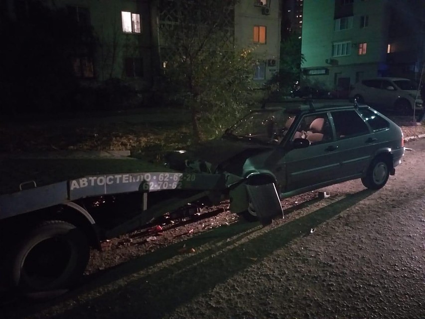 Авария произошла в половине девятого вечера.