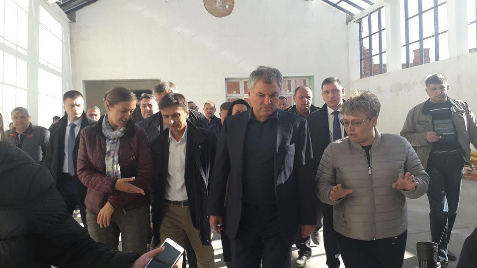 Вячеслав Володин посетил строительство предуниверсария в Саратове