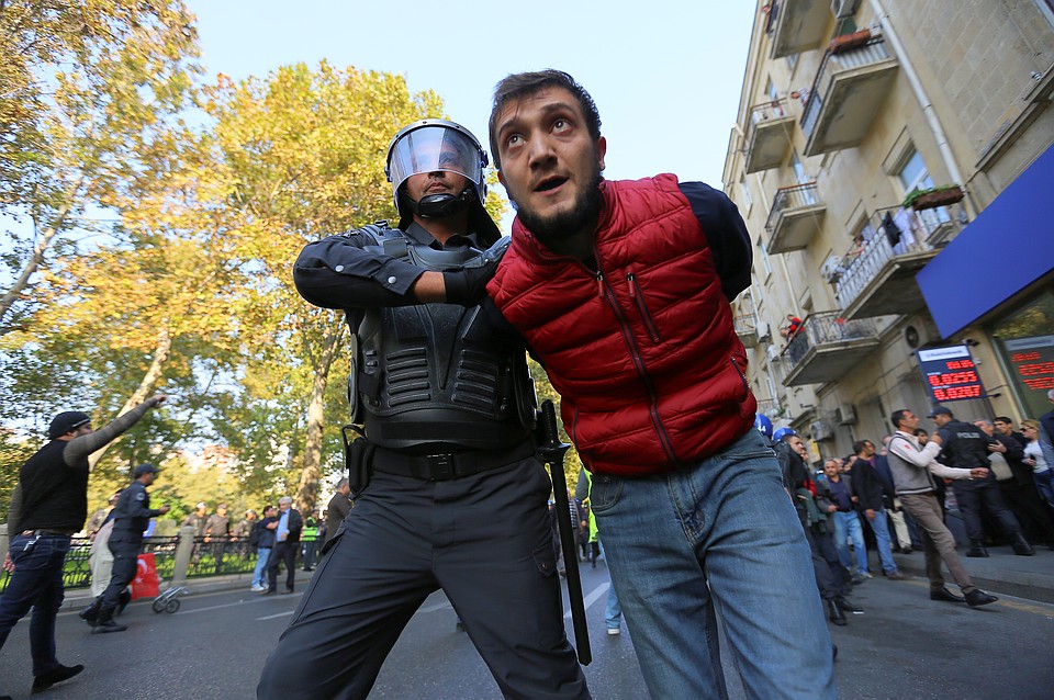 Митинг оппозиции в Баку: задержаны 60 человек