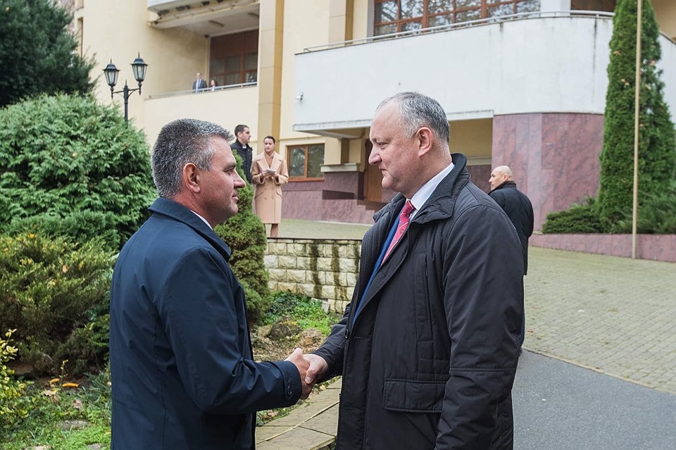 В Голерканах началась встреча Президента Республики Молдова Игоря Додона с руководителем Приднестровья Вадимом Красносельским